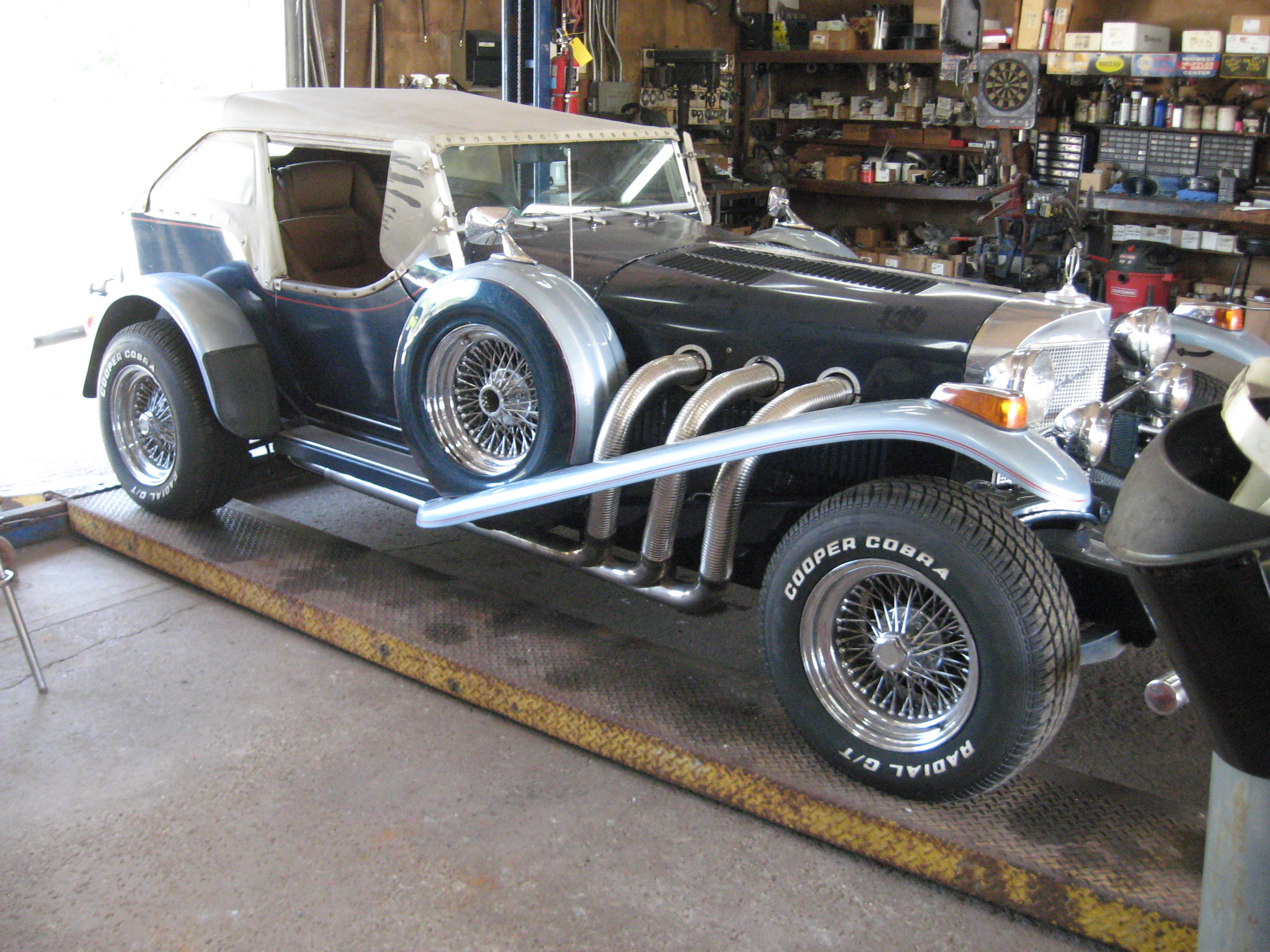 Automotive Exhaust Specialists work